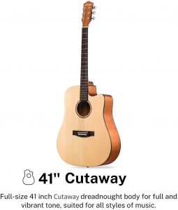 Donner Chitarra Acustica Cutaway