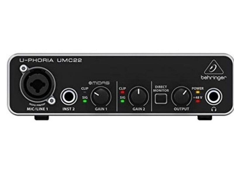 Scheda audio economica: Behringer U-PHORIA UMC22